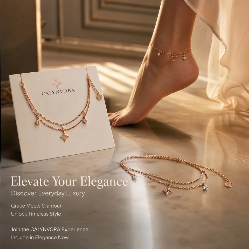 Calynvora Serein Charm anklet — MakeMyShape generated result 1